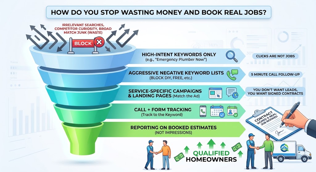 Turning Google Ads clicks into remodeling jobs